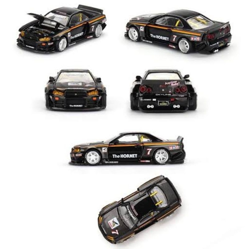 Mini GT Kaido House Tamiya Nissan Skyline GT-R R34 'The Hornet' KHMG093 Scala 1/64