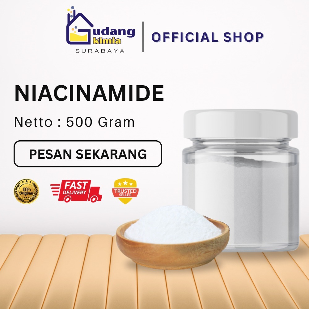 Jual Niacinamide Powder / Vitamin B3 Powder / Cosmetic Grade 500 Gram ...