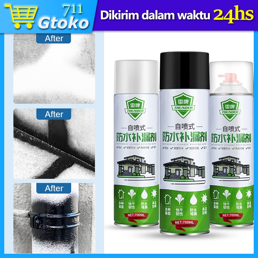 Jual 450ml / 1200ml Spray Anti Bocor Waterproof Transparan Tahan Air ...