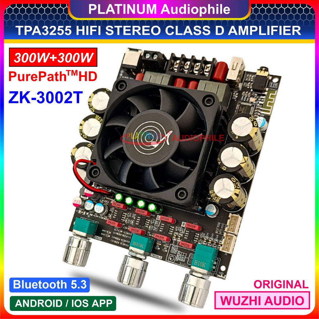 Jual TPA3255 Amplifier Class D Bluetooth 5.3 Hifi HD Sound High Power ...