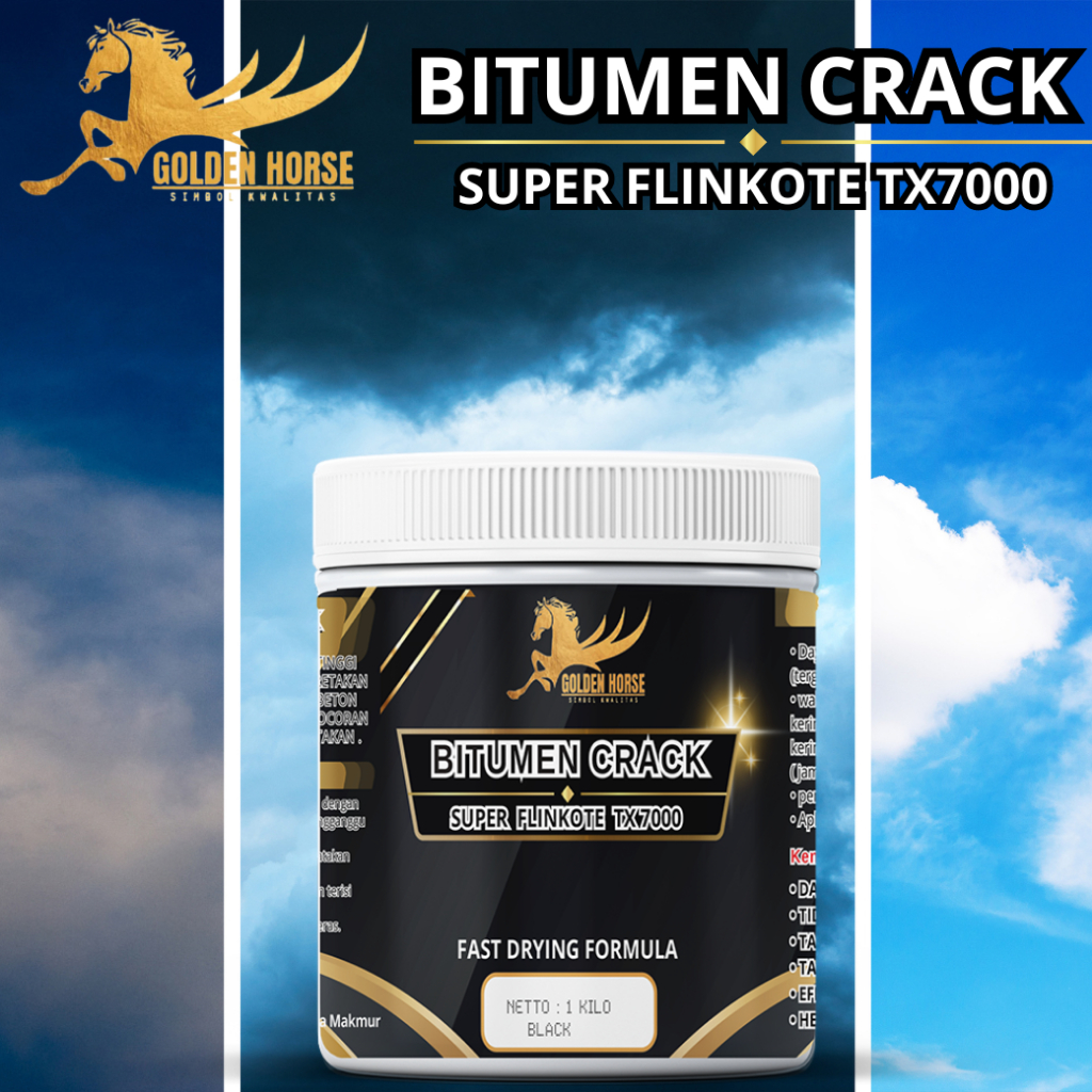 Jual Bitumen Creack Super Flinkote TX 7000 1 kilo - GOLDEN HORSE ...