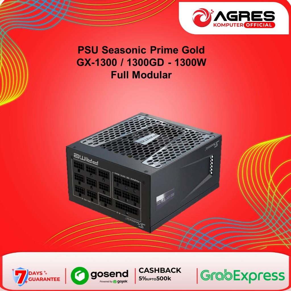 Jual PSU Seasonic Prime Gold GX-1300 / 1300GD - 1300W Full Modular ...