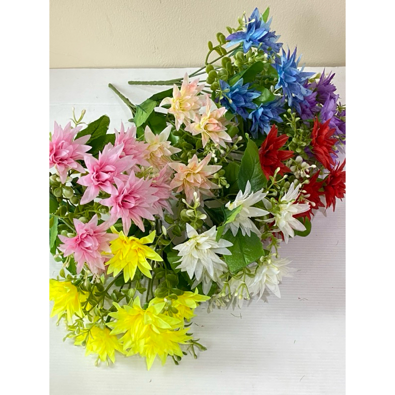 Jual Bunga mini aster palsu buket imitasi artificial dekorasi | Shopee ...