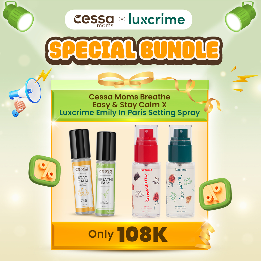 Jual [RAMADAN SALE] Cessa Moms Breathe Easy & Stay Calm X Luxcrime ...