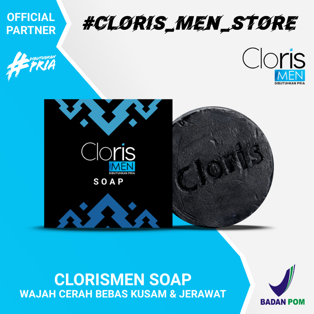 Jual Clorismen CLORIS MEN SOAP 40GR Original Sabun Wajah Pembersih Muka ...