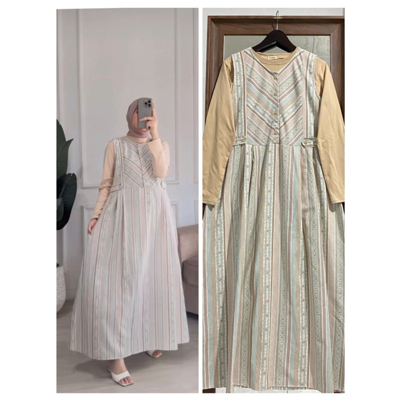 Jual DRESS GAMIS TRISET ATHAYAA TERBARU - Katun Triset Blouse Katun ...