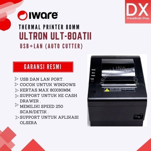 Jual Printer Thermal Struk Kasir 80mm ULTRON ULT-80AT Ii / ULT80AT ...