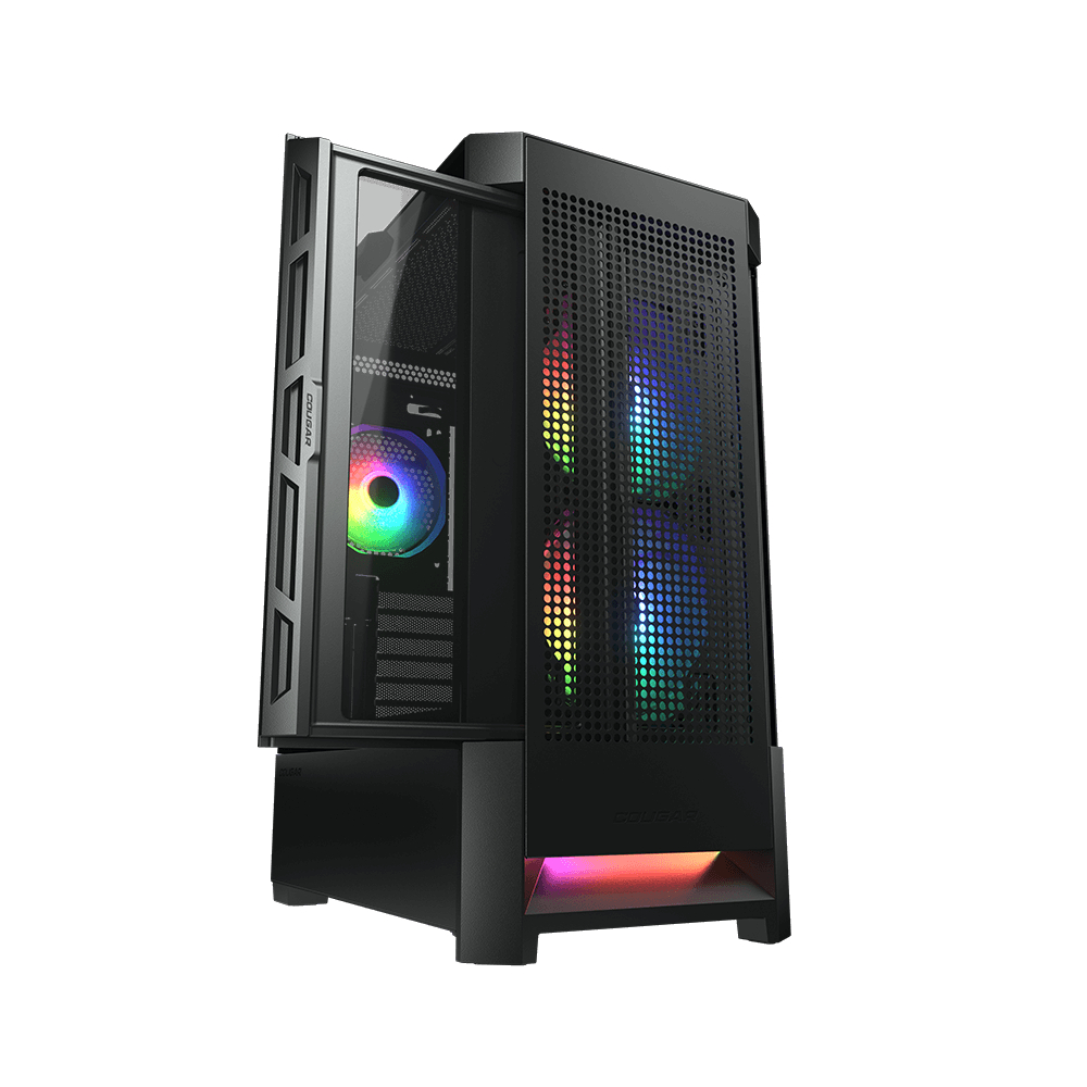 Jual COUGAR GAMING CASE AIRFACE RGB MESH BLACK Mid Tower ATX | Shopee ...