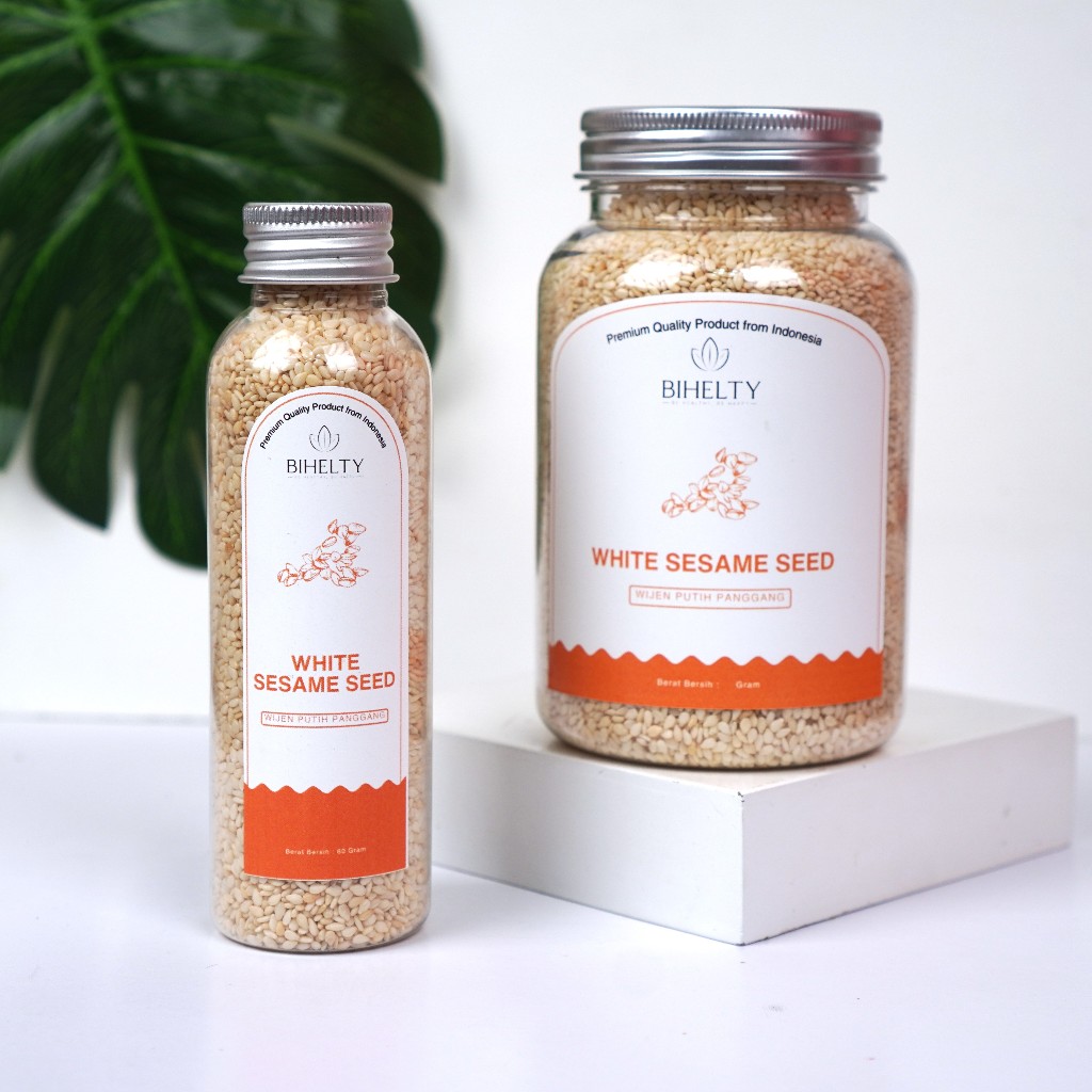 Jual Biji Wijen Putih Sangrai Panggang White Sesame Seed Roasted ...