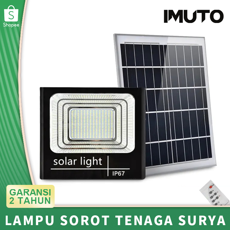 Jual Imuto Lampu Sorot Solar Cell Led Lampu Solar Taman Tenaga Surya