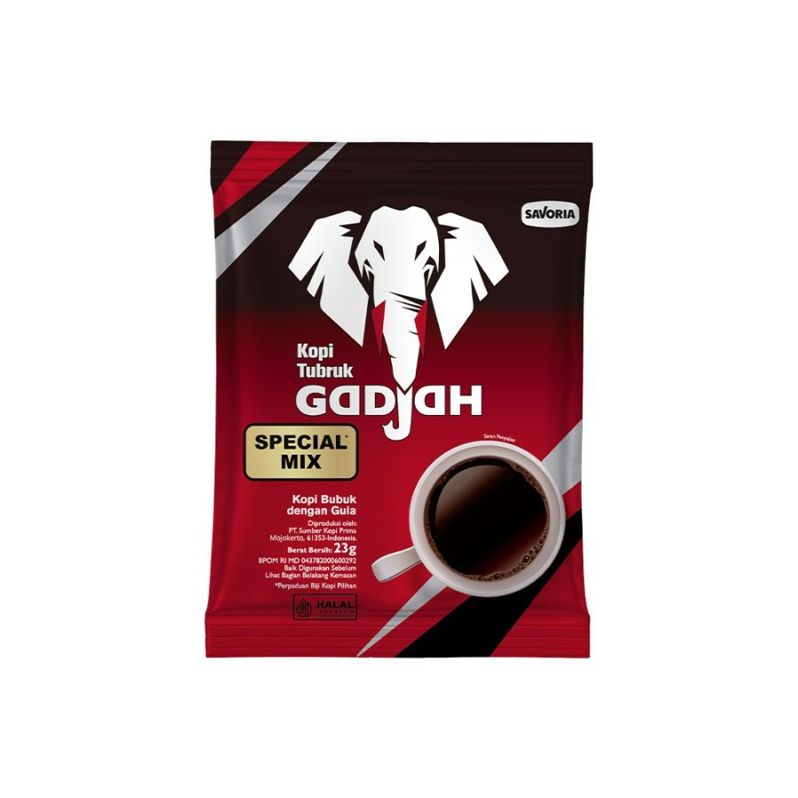 Jual Kopi Tubruk Gadjah Manis Special Mix 23g 1 Renceng Isi 10 Sachet