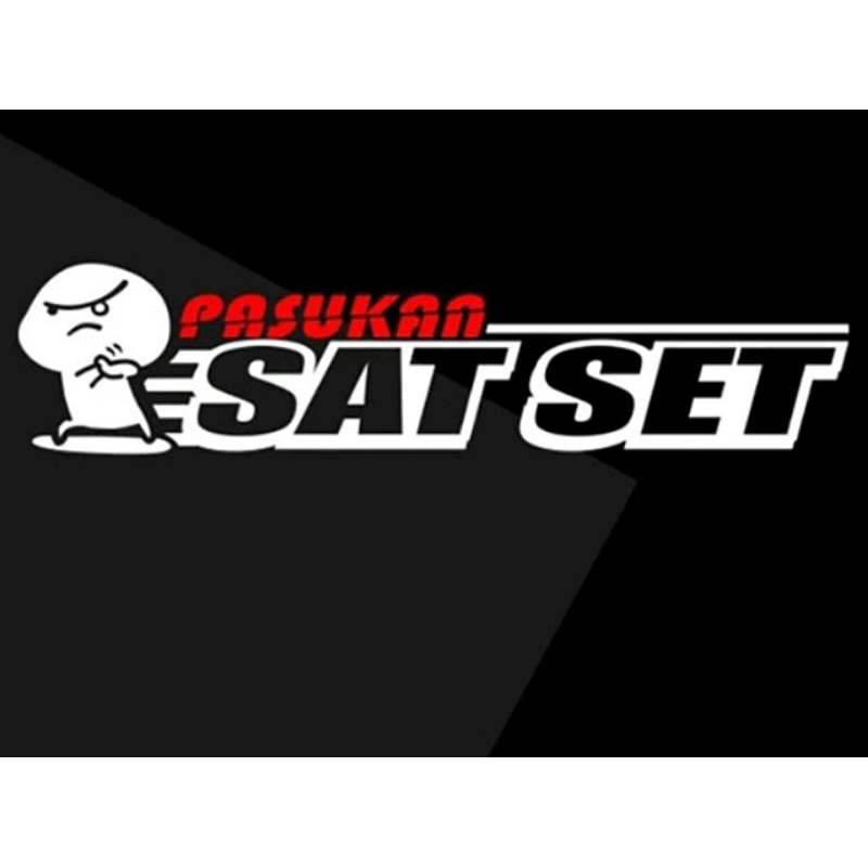 Jual stiker cuting edisi pasukan sat set | Shopee Indonesia