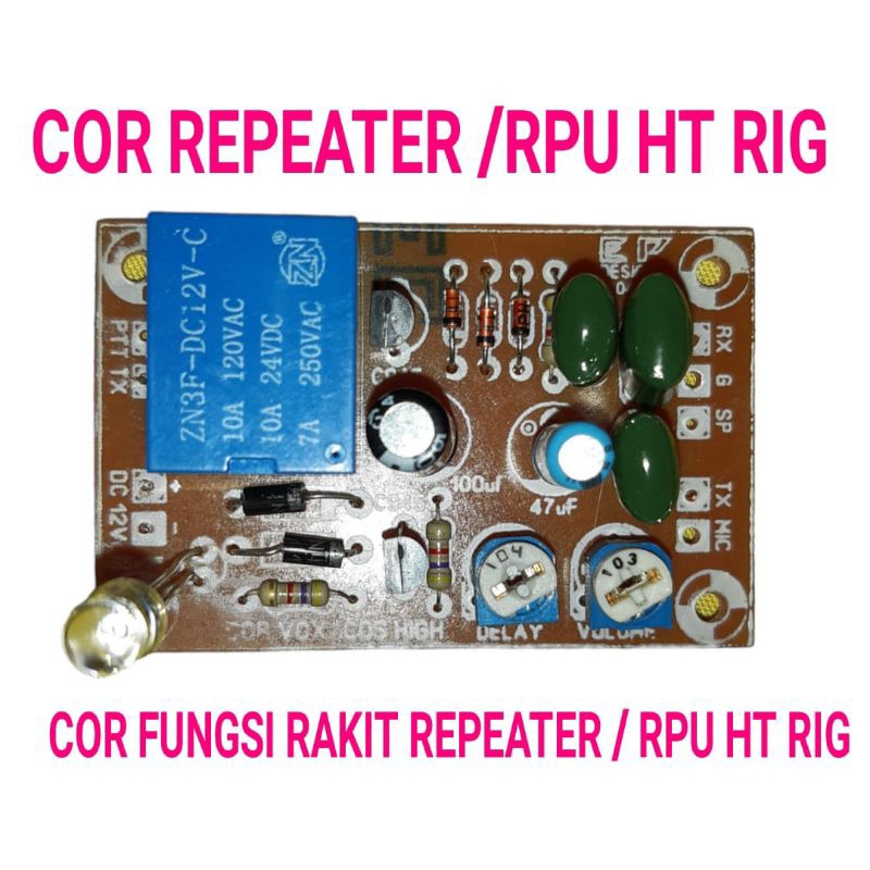 Jual Kit Cor Rpu Vox repeater sensor out speaker radio RX ht RIG ...