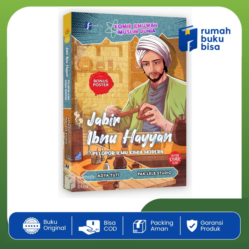 Jual Jabir Ibnu Hayyan Pelopor Ilmu Kimia Modern Komik Ilmuwan Muslim ...