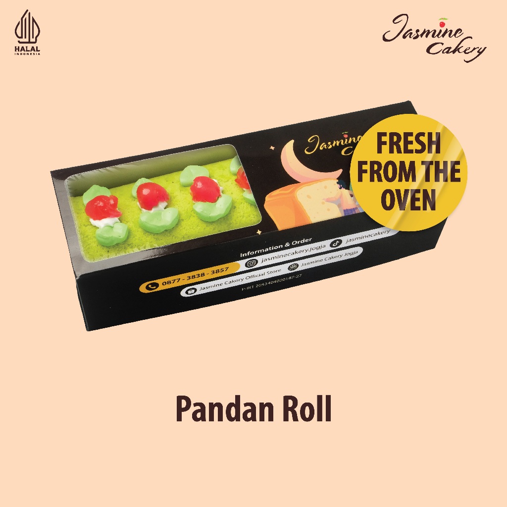 Jual PANDAN ROLL NORMAL BOX / CAKE BOX | Shopee Indonesia