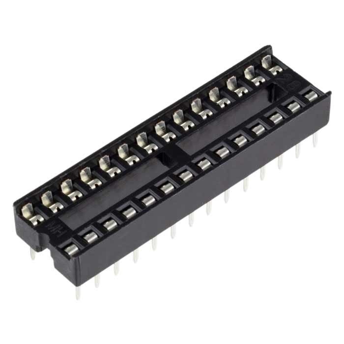 Jual ITBisa - Socket IC DIP 28 Pin 2.54mm Narrow 2x14 Lubang 14x2 ...