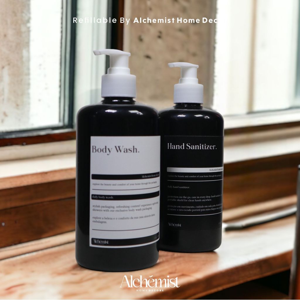 Jual BOTOL ISI ULANG SABUN CAIR 500ML / BOTOL BODY WASH HAND SANITIZER ...