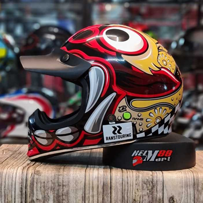 Jual JP Signature BARONG/ RANS Helm Cakil Helm JP Retro Signature DV ...