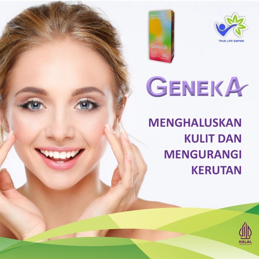 Jual ASLI Geneka minuman kolagen terbaik True Life Empire | Shopee ...