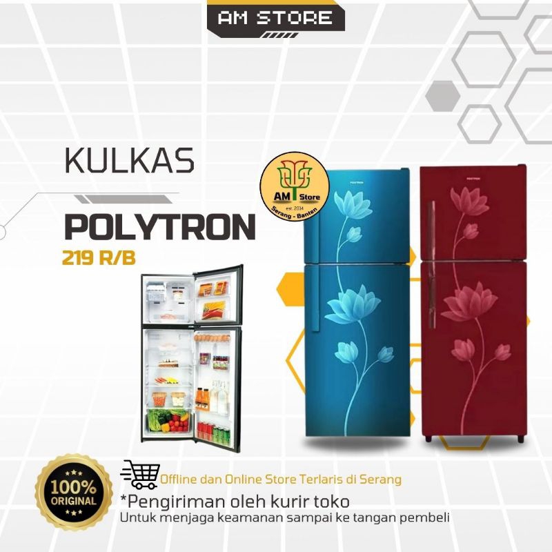 Jual Kulkas Polytron 219 R/B (2 Pintu) | Shopee Indonesia
