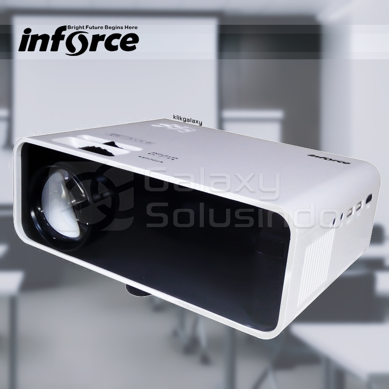Jual INFORCE AN-10 Mini Projector - White | Shopee Indonesia