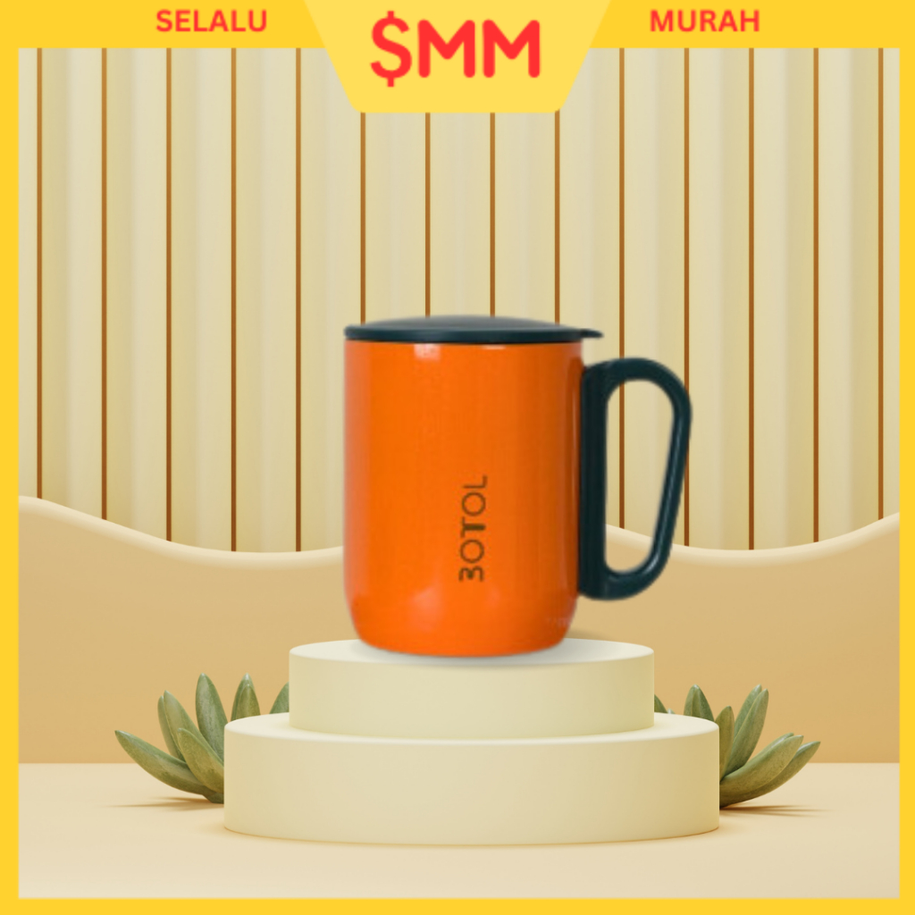 Jual Termos Mug Gelas Cangkir Kopi Teh Mini 220ml Tahan Panas Dingin Stainless Steel SUS 304 BPA