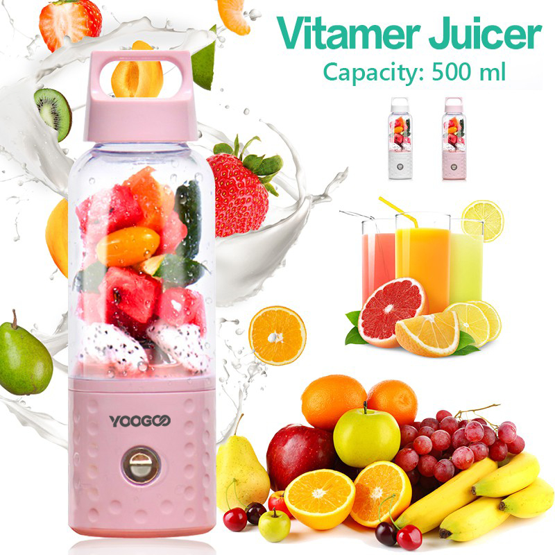Jual YOOGOO Juicer 500ml Blender Portable Juicer Blender Mini blander ...