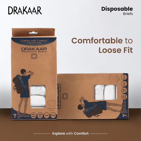 7 PCS DRAKAAR DISPOSABEL UNDERWEAR MEN WHITE CELANA DALAM SEKALI PAKAI PRIA CELANA DALAM KERTAS  CELANA DALAM PRIA