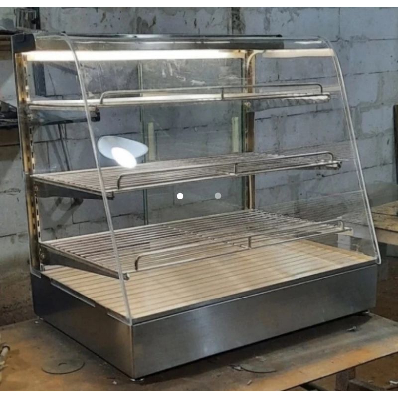 Jual Etalase chicken display stainless / food warmer stainless ...