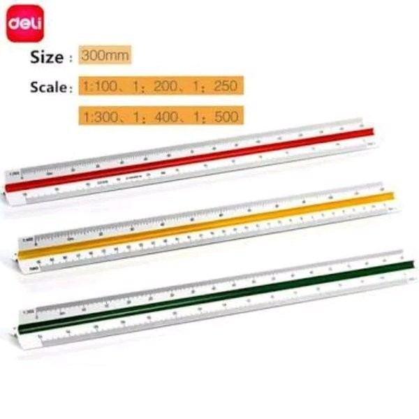 Jual Deli Penggaris Skala/ Scale Ruler No.8930 | Shopee Indonesia