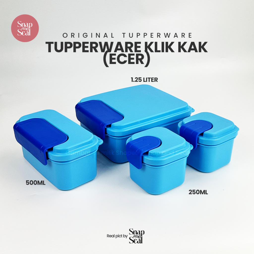 Jual Tupperware Klik Kak (ECER) | Shopee Indonesia