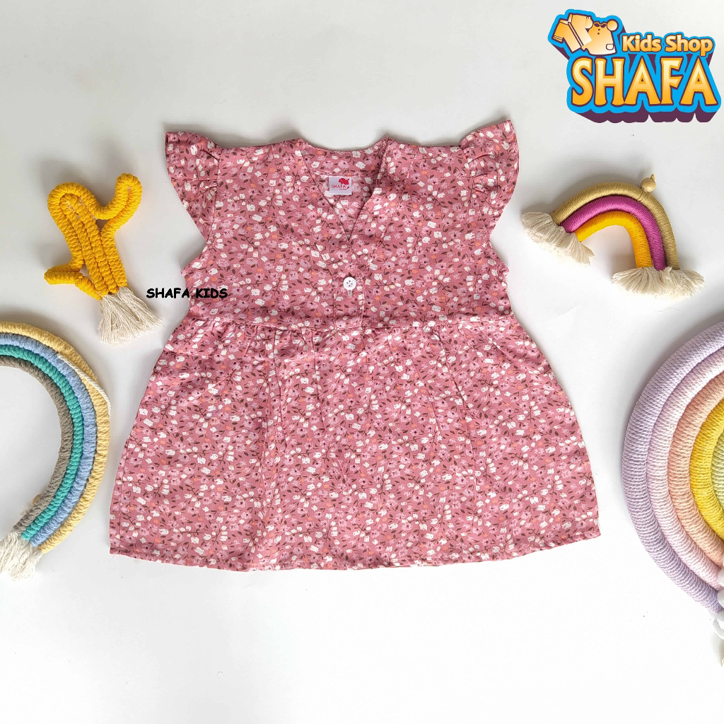Jual SHAFA KIDS SHOP/ DRESS BAYI PEREMPUAN NEWBORN USIA 0 18 BULAN BAJU ...
