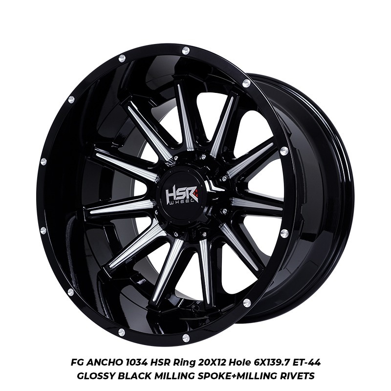 Jual Velg Mobil Ford Ranger, Ford Everest HSR FG ANCHO RING 20 LEBAR 12 ...