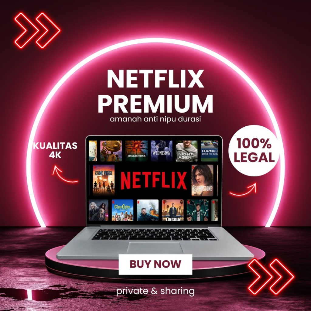 Jual NETFLIX PREMIUM 4K FULL GARANSI 100 Shopee Indonesia