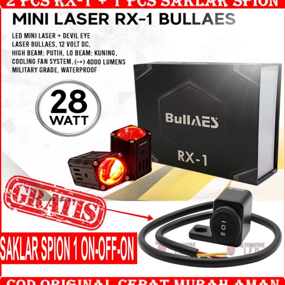 Jual ART T44A ORIGINAL LAMPU LED LASER RX1 MINI LASER RX1 28 WATT FREE ...