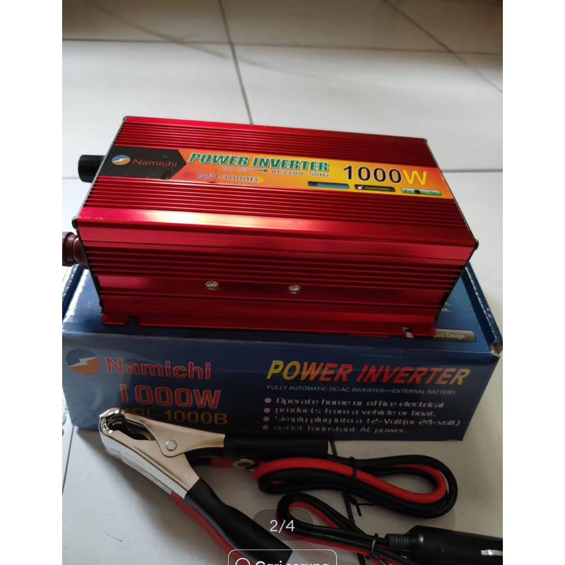 Jual power inverter 1000W plus charger aki NPI namichi | Shopee Indonesia