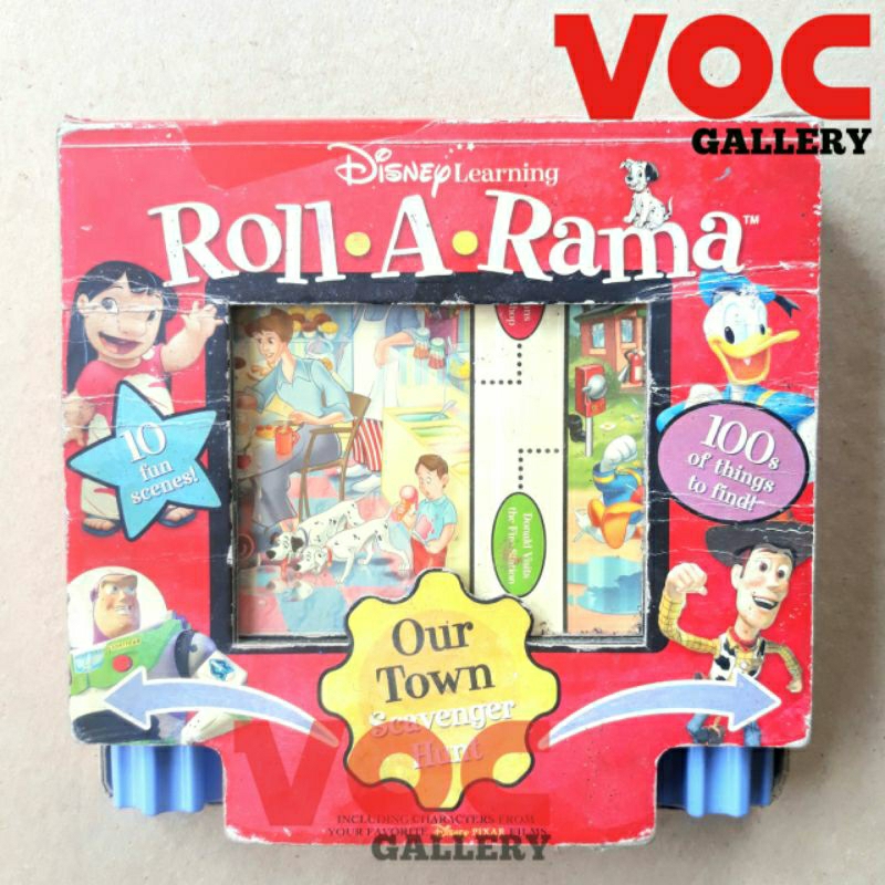 Jual Disney Learning Roll a Rama - Our Twon Scavenger Hunt 2005 Antik ...