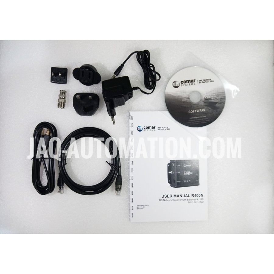 Jual Network AIS Receiver R400N COMAR with Ethernet Output Dual Channel ...