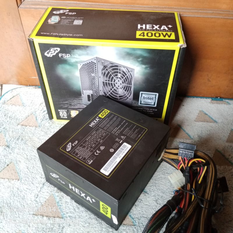 Alimentateur FSP Hexa Séries HE-400 400W ATX 20 + 4-PIN