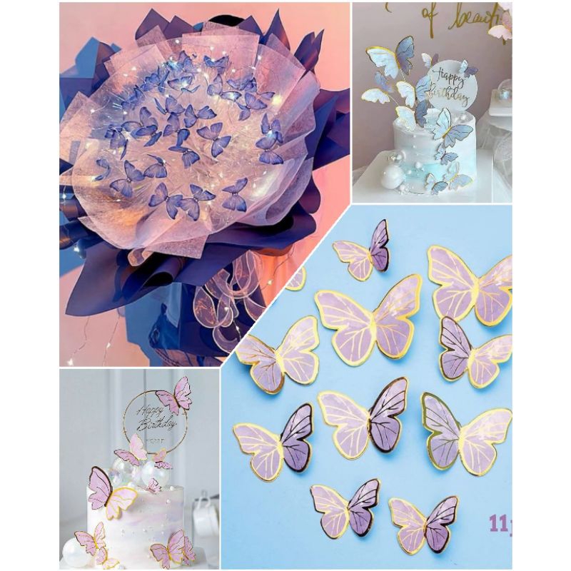 Jual TOPER KUE / TOPER KUPU / BUTTERFLY | Shopee Indonesia