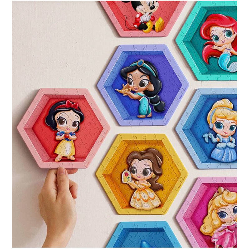 Jual Pintoo Puzzle Wall Tile - DISNEY - HX1159 - Disney Princess - Snow ...