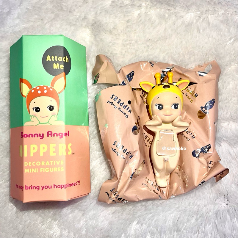 Jual SONNY ANGEL ANIMAL HIPPERS SERIES HIPPER UNSEALED GIRAFFE WITH BNF UNUSED BOX AND FOIL