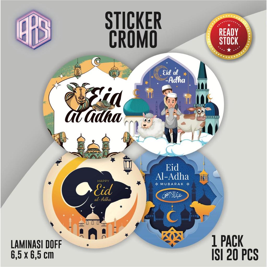 Jual (20PCS) Sticker Bulat Idul Adha/ Sticker Hari Raya Idul Adha ...
