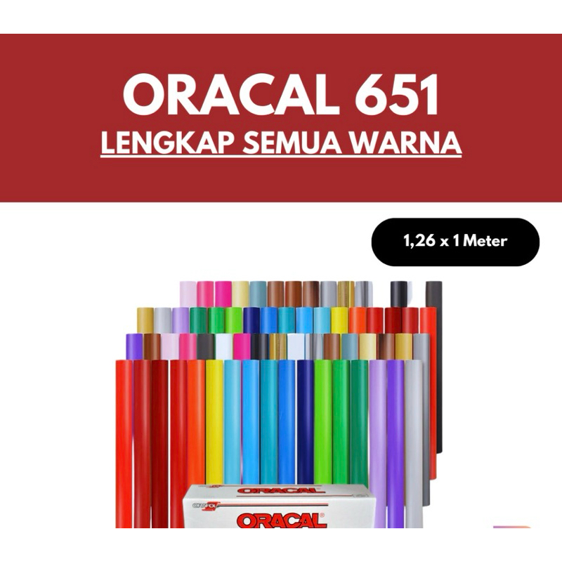 Jual Oracal 651 (meteran) | Shopee Indonesia