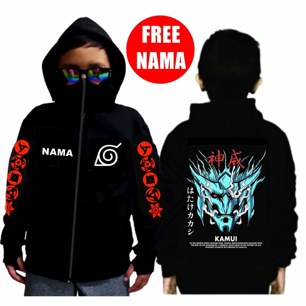 Jual Jaket naruto anak Laki Laki Samurai Jepang Usia 4 -15 Tahun jeket