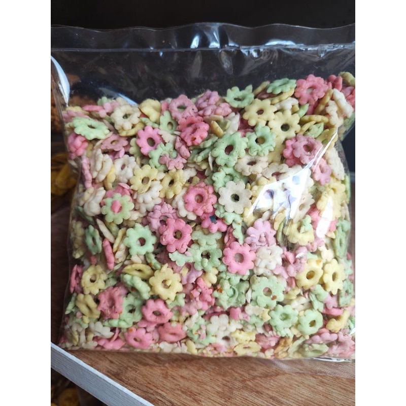 Jual 1kg - Snack Sakura Ribut dan Warna | Shopee Indonesia
