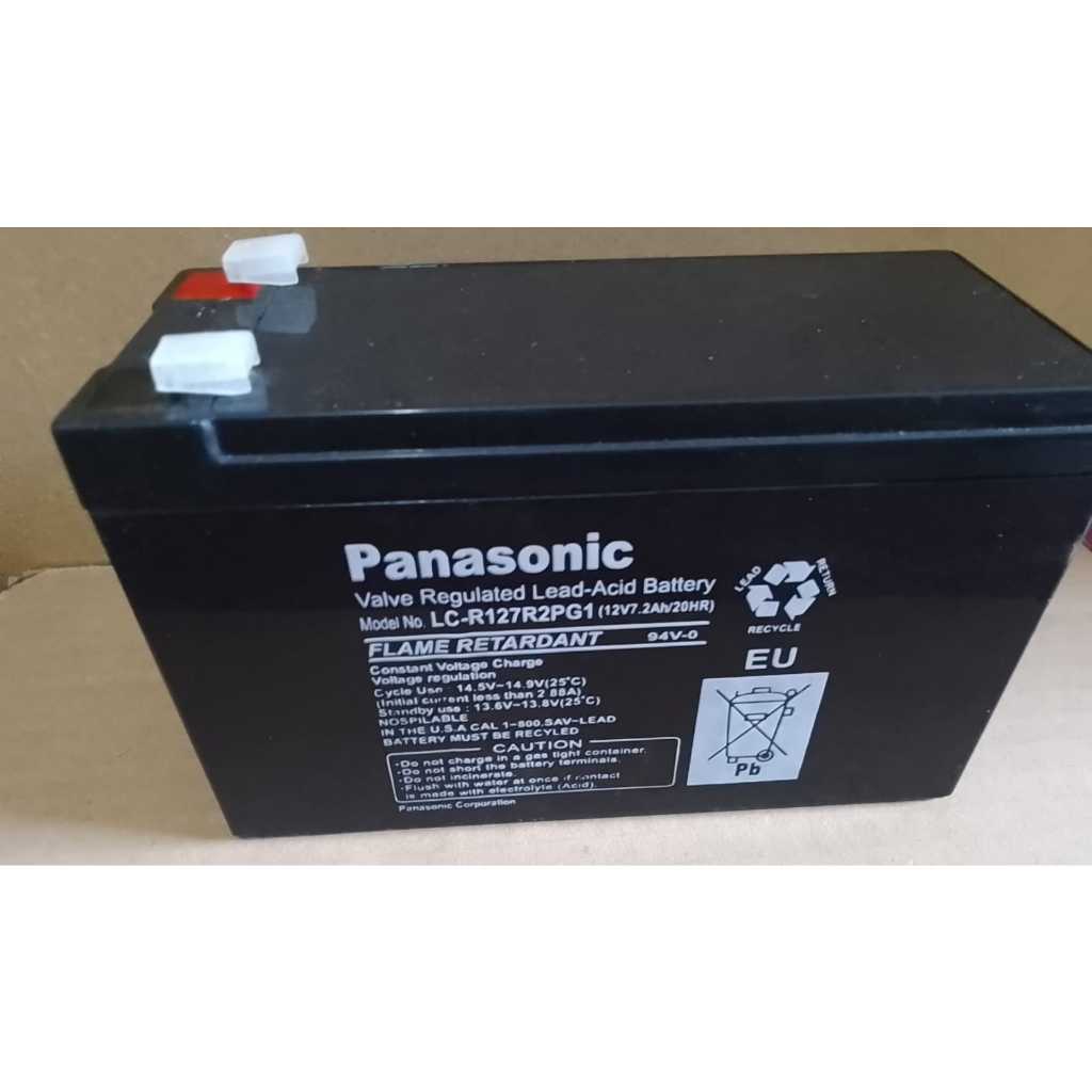Jual Panasonic Battery 12V 7.2 Ah LC-R127R2PG1 | Shopee Indonesia