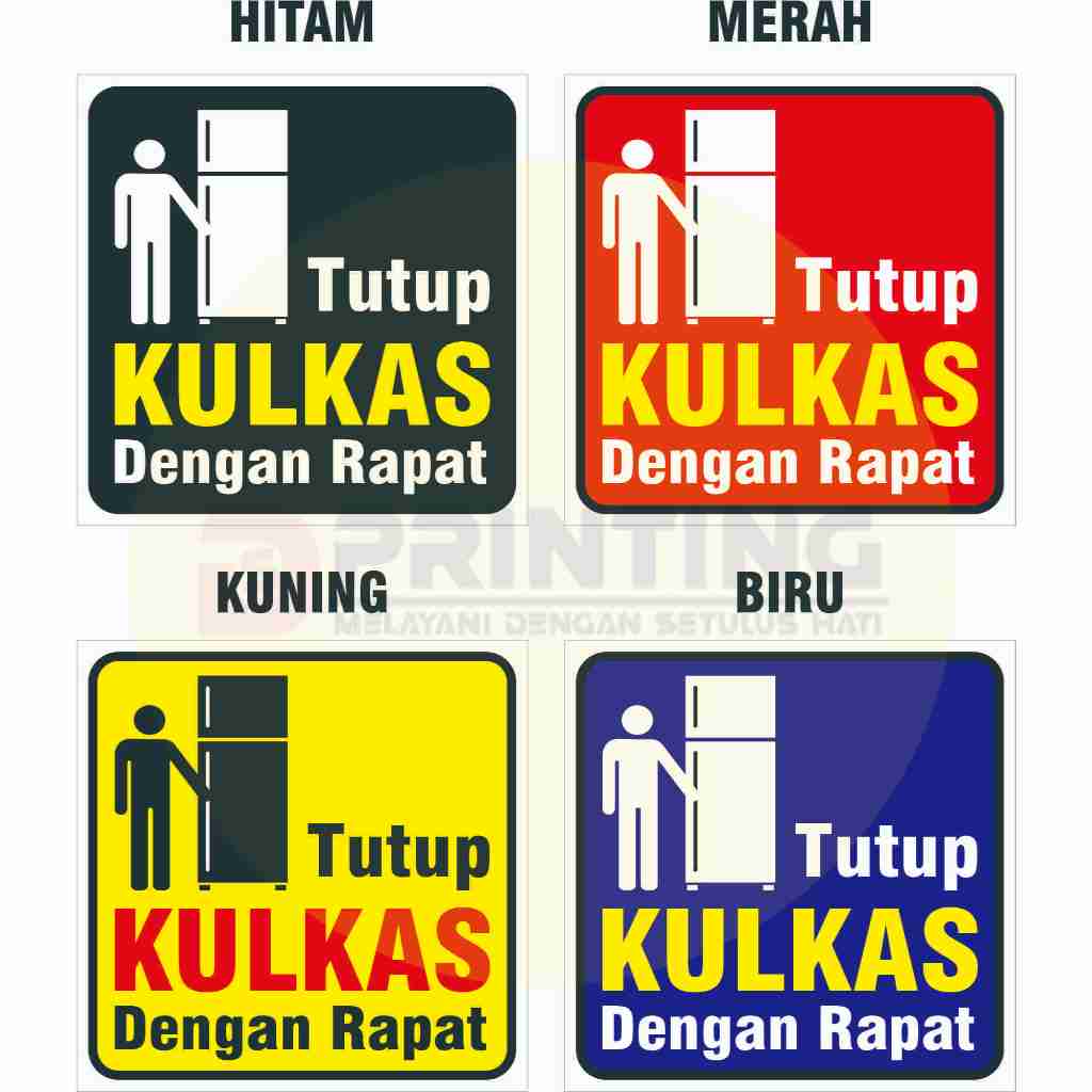 Jual STIKER TUTUP KULKAS DENGAN RAPAT (DIJUAL PER PCS) GAMBAR HANYA ...