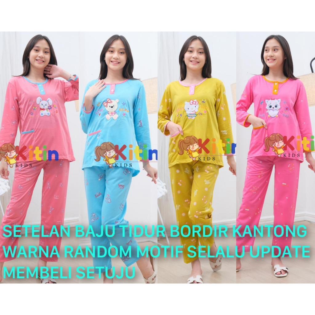 Jual VRNK - PP SETELAN BAJU PIYAMA DAN TIDUR ANAK CEWEK/PEREMPUAN UK 4 ...