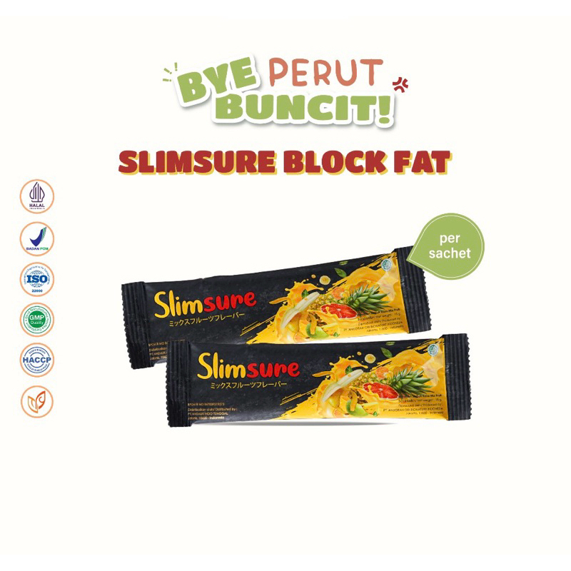 Jual PER SACHET ! SLIMSURE BLOCK FAT | Shopee Indonesia